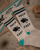 ‘Hold Fast’ Retro Stripe Tube Socks by Art Disco Original Goods