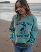 North Sea Beach Club Aquamarine Sweatshirt by ART DISCO Original Goods