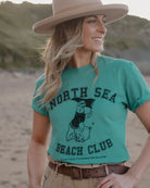 North Sea Beach Club Turquoise T-Shirt by ART DISCO Original Goods