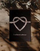 Limited Edition ‘Rope Heart’ A5 Print by Art Disco