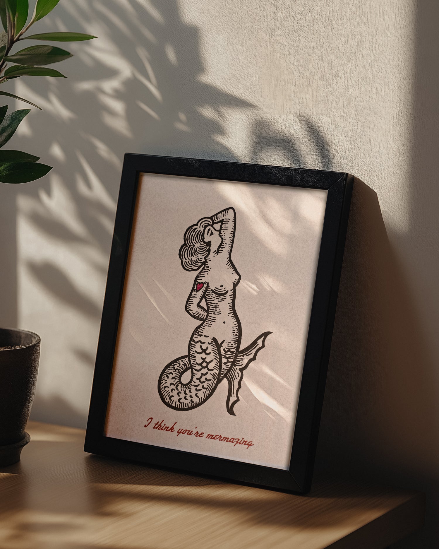 Limited Edition ‘Mermazing Mermaid’ A5 Print by Art Disco