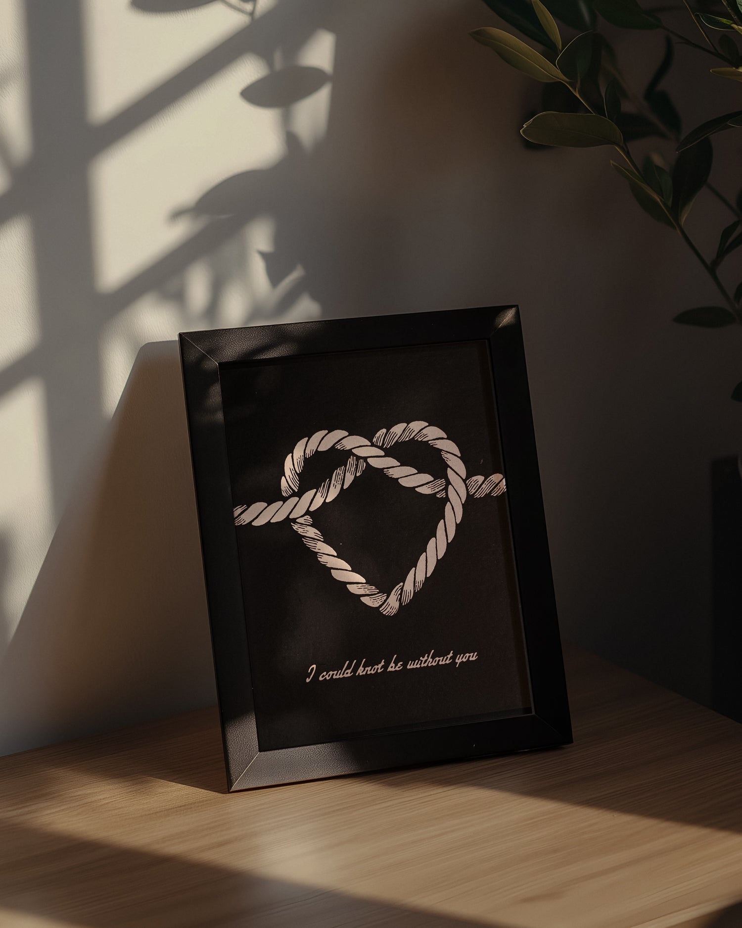 Limited Edition ‘Rope Heart’ A5 Print by Art Disco