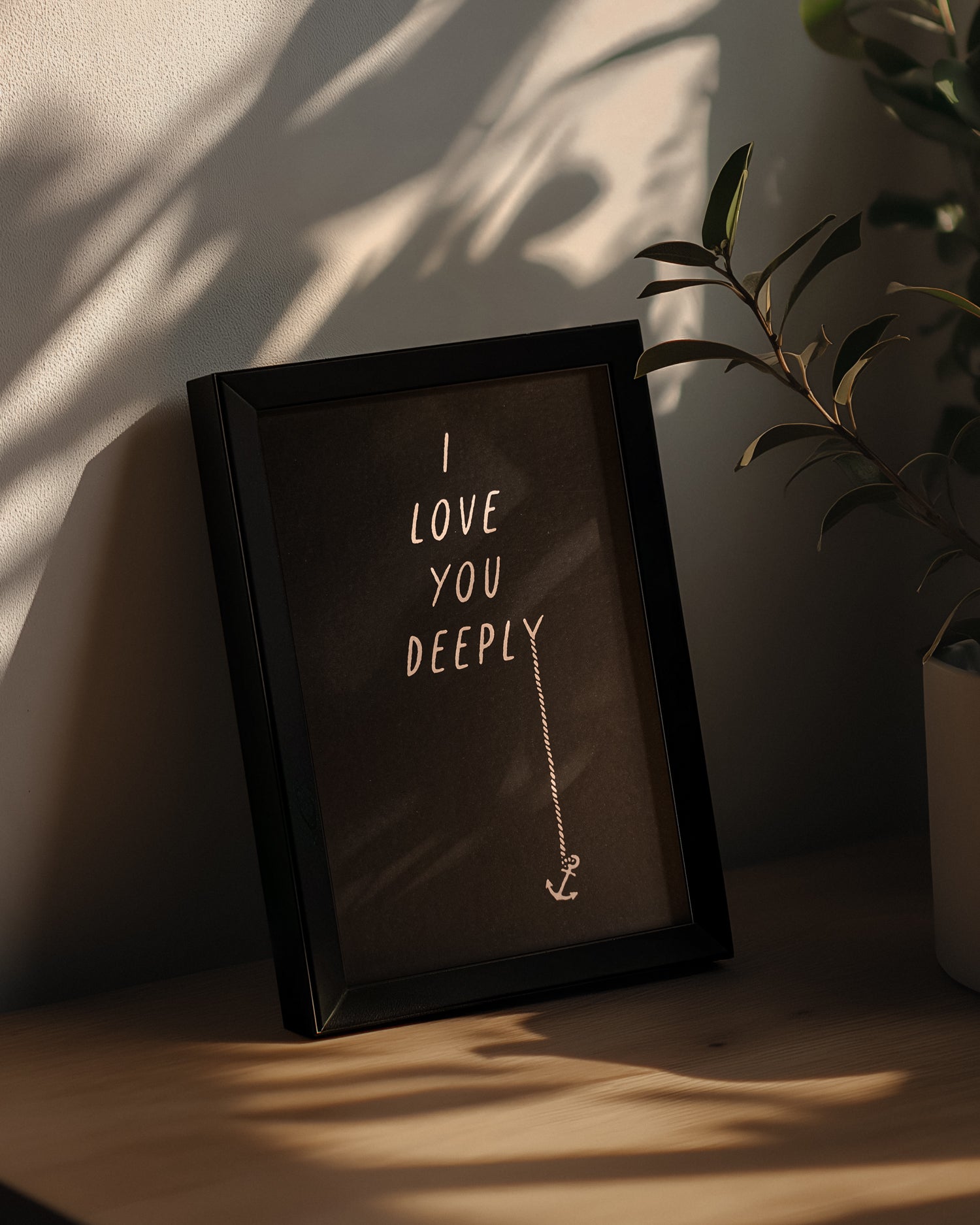 Limited Edition ‘I Love You Deeply’ A5 Print by Art Disco