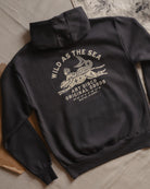 Wild As The Sea Premium Heavyweight Hoodie by Art Disco Original Goods, Whitby N.Yorks